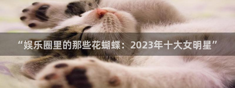 百达娱乐：“娱乐圈里的那些花蝴蝶：2023年十大女明星”