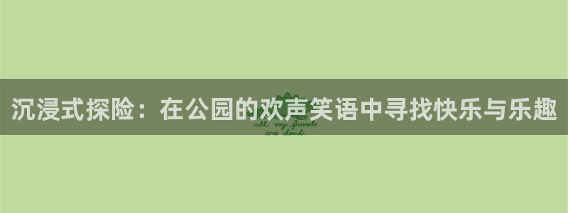 百达娱乐：沉浸式探险：在公园的欢声笑语中寻找快乐与乐趣